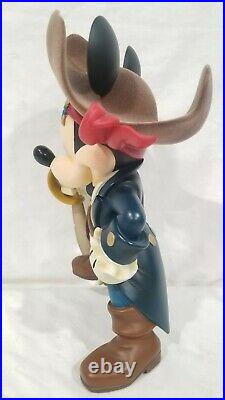Disney's Disneyland World Mickey Mouse Pirate Of The Caribbean Big Figure RARE