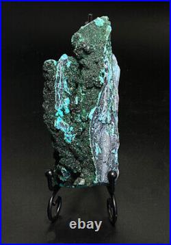 Drusy Malachite Extremely Rare Museum Grade Specimen BIG 5 SEE THE VIDEO