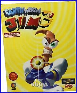 EARTHWORM JIM 3D- PC Video Game BIG BOX Rare Collectible NEW SEALED