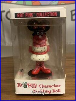 Ed Roth Rat Fink Big Daddy Character Nodding Doll Set of 4pcs Rare