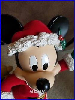 Extremely RARE Disney Mickey Mouse Santa Big Fig Original with BOX! 88 o