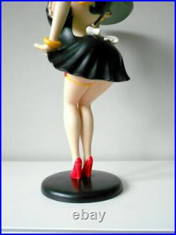 Extremely Rare! Betty Boop Sexy Waitress in Black Dress Big Figurine Statue
