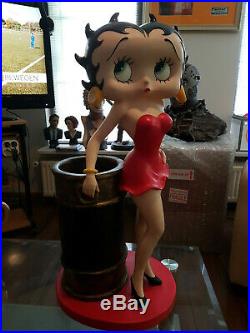 Extremely Rare! Betty Boop Standing Figurine Umbrella Stand Big Figurine Statue