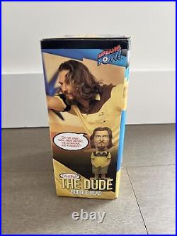 Extremely Rare Big Lebowski The Dude Talking Bobble-head Figure With Box