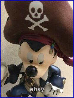 Extremely Rare! Disney Mickey Mouse Pirates of Caribbean Big Figurine Statue