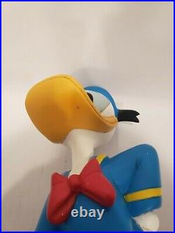 Extremely Rare! Donald Duck with Suitcase Big Figurine Statue pre-owned