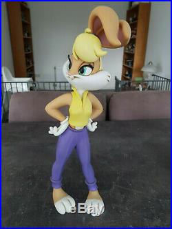 Extremely Rare! Looney Tunes Big Lola Bunny Standing Bugs Bunny Figurine Statue
