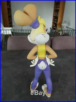 Extremely Rare! Looney Tunes Big Lola Bunny Standing Bugs Bunny Figurine Statue