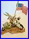 Extremely Rare! Looney Tunes Bugs Bunny Iwo Jima Victory Big Figurine Statue
