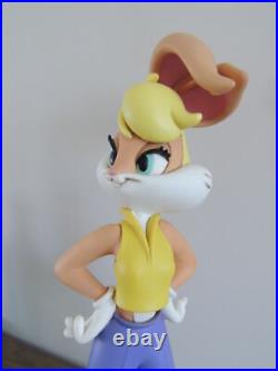 Extremely Rare! Looney Tunes Bugs Bunny Lola Bunny Standing Big Figurine Statue