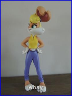 Extremely Rare! Looney Tunes Bugs Bunny Lola Bunny Standing Big Figurine Statue