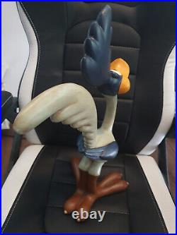 Extremely Rare! Looney Tunes Road Runner Standing Old Vintage Big Fig Statue