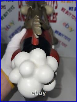Extremely Rare! Looney Tunes Wile E Coyote on Rocket Big Fig Statue RARE