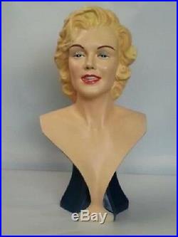 Extremely Rare! Marilyn Monroe Big Polyester Figurine Statue Buste