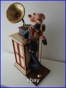 Extremely Rare! Pink Panther CD Rack Big Figurine Statue