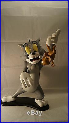 Extremely Rare! TM & Turner Tom & Jerry Gotcha Standing Big Figurine Statue
