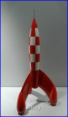 Extremely Rare! Tintin Rocket To The Moon Big Figurine LE of 2000 Statue