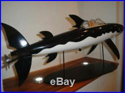 Extremely Rare! Tintin The Shark Submarine Big Figurine Statue LE of 7000