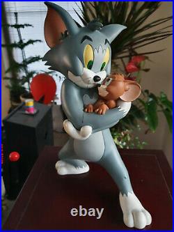 Extremely Rare! Tom and Jerry Hugging Demons Merveilles Big Vers Figurine Statue
