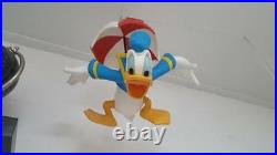 Extremely Rare! Walt Disney Donald Duck Parachuting Big Figurine Statue