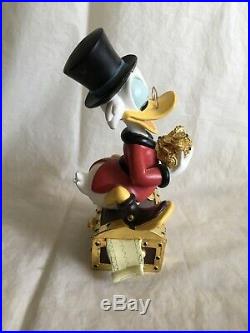 Extremely Rare! Walt Disney Donald Duck Scrooge McDuck Big Fig Figurine Statue