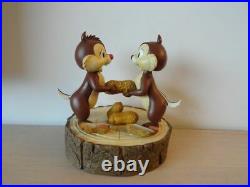 Extremely Rare! Walt Disney Donald Duck The Chipmunks Big Figurine Statue