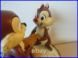 Extremely Rare! Walt Disney Donald Duck The Chipmunks Big Figurine Statue