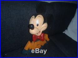 Extremely Rare! Walt Disney Mickey Mouse Big Polyester 3D Clothes Hanger Statue