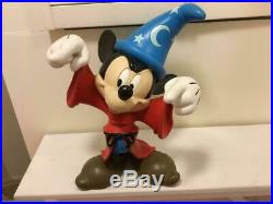 Extremely Rare! Walt Disney Mickey Mouse Fantasia Big Figurine Statue