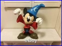 Extremely Rare! Walt Disney Mickey Mouse Fantasia Big Figurine Statue