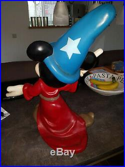 Extremely Rare! Walt Disney Mickey Mouse Fantasia Big Old Figurine Statue