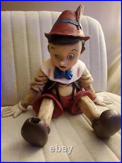 Extremely Rare! Walt Disney Pinocchio Sitting Big Fig Statue
