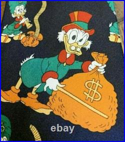 Extremely Rare! Walt Disney Scrooge McDuck with Big Money Bag Collectors Tie