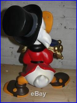 Extremely Rare! Walt Disney Scrooge McDuck with First Lucky Cent Big Fig Statue
