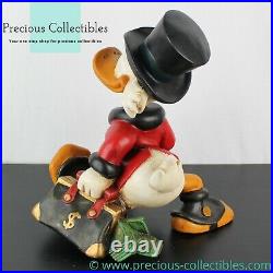 Extremely rare! Scrooge McDuck. Big Polyester figurine. Walt Disney statue