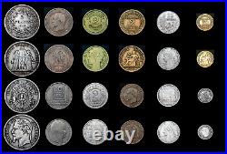 France Coin Collection Lot, 1849-1946 12 French Rare Coins? Big Lot