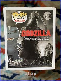 Funko Big 6 POP! Movies Godzilla 239 Rare Signed By Brian Mariotti PROTECTOR