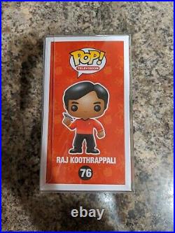 Funko Pop! Big Bang Theory Raj Koothrappali (Star Trek) #76 Rare WithPop Protector