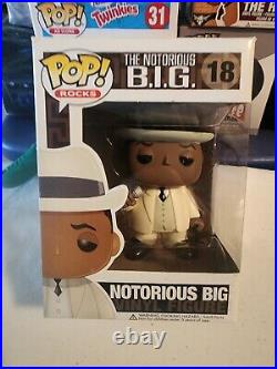 Funko Pop! Rocks The Notorious B. I. G. Notorious BIG 18 Vinyl Rare Authentic