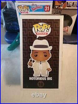 Funko Pop! Rocks The Notorious B. I. G. Notorious BIG 18 Vinyl Rare Authentic