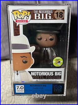 Funko Pop! The Notorious Big #18 SDCC 2011 LMTD 240 GRD 7.0 RARE