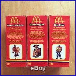 Funko Wacky Wobbler McDonalds Mayor McCheese, Hamburglar, Officer Big Mac Rare