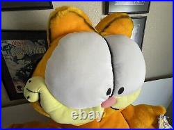 Garfield Teddy Bear BIG Plush 30x24 Rare