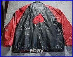 George Foreman Signature Collection GENUINE Leather Jacket RARE 4XT BOXING GREAT