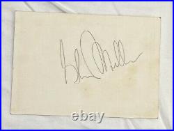 Glenn Miller Signature, big band vintage autograph authentic Rare Cafe Rouge