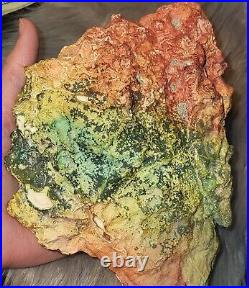 HUGE! Madagascar Agate Crystal with BIG Pocket! One Of A Kind! RARE find