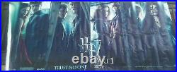 Harry Potter 7 Part 1 Movie Vinyl Banner Poster 59 x 119 Hard to Find Rare Big