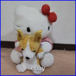 Hello Kitty Plushie Corgi BIG 32cm Puppy Series Rare