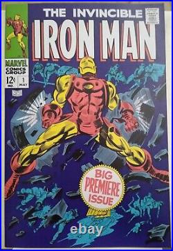 Iron Man #1 (1968, Cover Replaced, Comic Skin Slab, 1st App in Own Title)? KEY