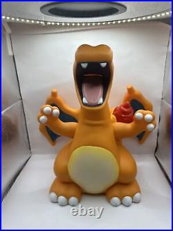 JP Pokemon Tomy Charizard Piggy Bank Coin Big Bank Figure 1997 Vintage Very Rare